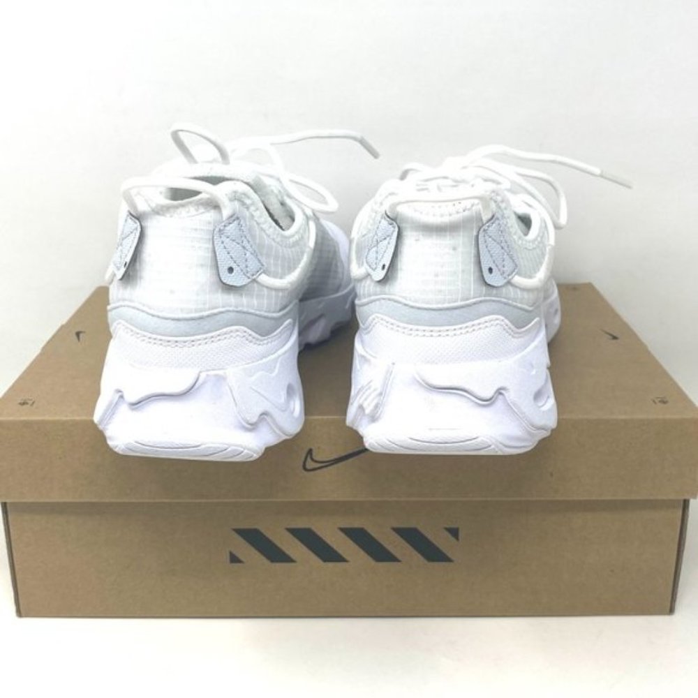 💖MEGA SALE💖NIKE WOMEN'S  CV1772 101 REACT LIVE White-pur Platinum  Running - Picture 12 of 12